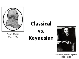 03- Keynesian vs. Classical, Phillips Curvex