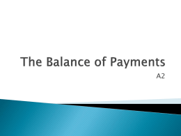 The Balance of Paymentsx