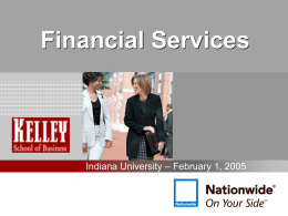 Nationwide Mutual Insurance Co. - Indiana University Bloomington