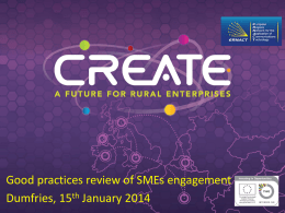 Good practices review of SMEs