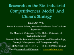 Dr.NAN-WU-Lectures-ppt-Queens-University