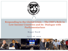 The IMF`s Role in Low-income Countries and its