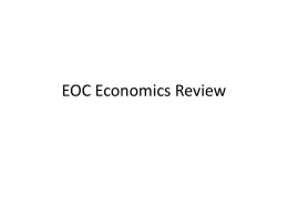 EOC Economics Review