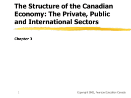 The Structure of the Canadian Economy: The