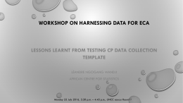 Presentation4-Lessons learnt from testing CP data collection