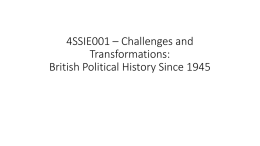 4SSIE001 * Challenges and Transformations - KEATS