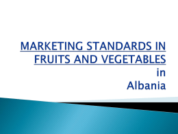 Presentation_MARKETING STANDARDS IN FRUITS AND