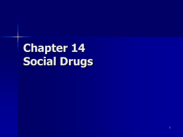 Chapter 14 Social Drugs
