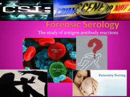 Forensic Serology