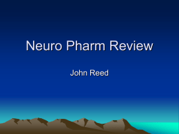 Neuro Pharm Review - UNC School of Medicine