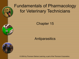 Chapter 15 - Antiparasitics