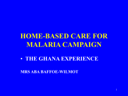 Homebase Malaria