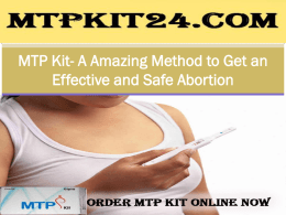 A Mind-Blowing Method to Get an Effective and Safe Abortion