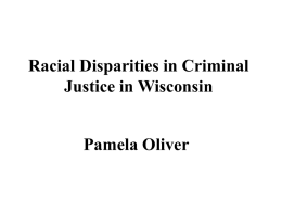 Racial Disparities in Criminal Justice: Linking Profiling and Poverty