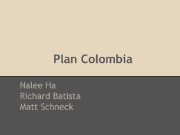 Plan Colombia - Personal.psu.edu