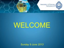 Homecare - Association of Pharmacy Technicians, UK
