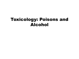 Ch. 8 Toxicology