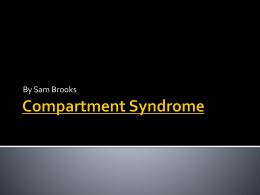 Compartment Syndrome - faculty at Chemeketa