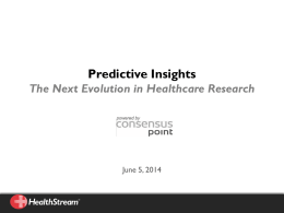 Predictive Insights: The Next Evolution in