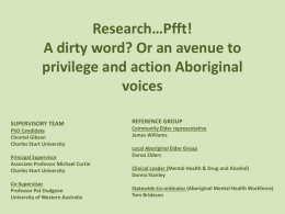 Research*Pfft A dirty word Or an avenue to privilege
