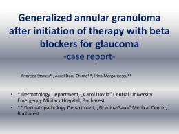 Generalized annular granuloma after initiation of therapy