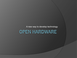 Open Hardware