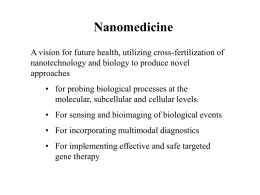 Nanomedicine - Electronic Engineering