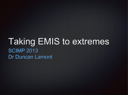 EMIS users Extremis