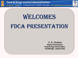 Food & Drug Control Administration