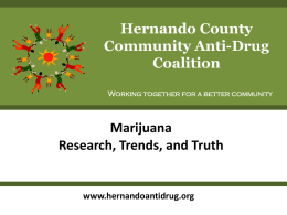 Marijuana - Hernando County Coalition