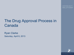 The Drug Approval Process in Canada