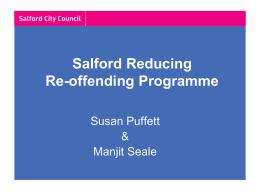 Offenders - Salford City Council