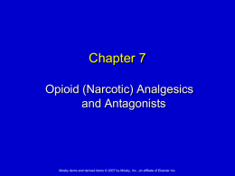 Opioid Analgesics