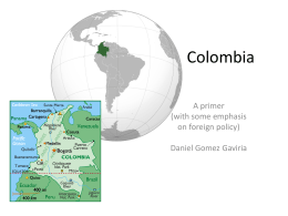 Colombia (Powerpoint Slides)