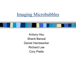 Imaging Microbubbles