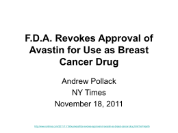 Avastin-FDA