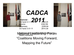 CADCA Trip - Scott County Health and Education Coalition