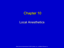 10 Local Anesthetic