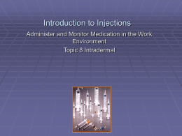 Introduction to Injections