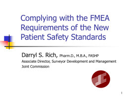 Complying with the FEMA Requirements of the new Patient