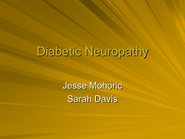 Diabetic Neuropathy - Bridgewater College