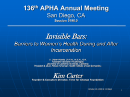 136th American Public Heatlh Association (APHA) Annual