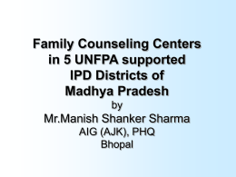Family Counseling Centers in Madhya Pradesh