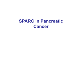 Abraxane in Metastatic Pancreatic Cancer