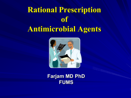 Rational prescription of antibiotics