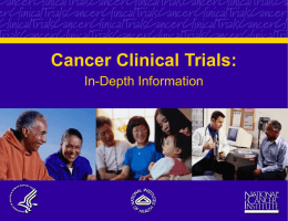 The Clinical Trials Process - International Myeloma Foundation