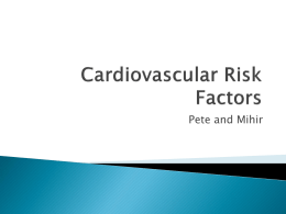 Cardiovascular Risk Factors