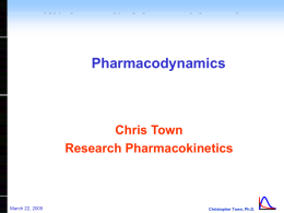 A Short Course in Pharmacokinetics