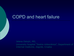 COPD and heart failure - Združenje pnevmologov Slovenije
