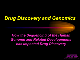 Drug Discovery and Genomics